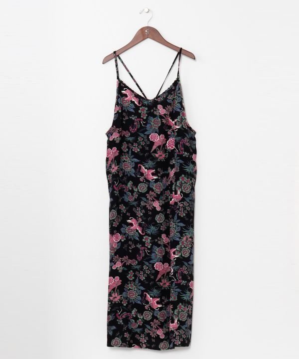 【アミナコレクション/Amina Collection】の【チャイハネ】ボヘクランキャミワンピース インテリア・キッズ・メンズ・レディースファッション・服の通販 founy(ファウニー) 　ファッション　Fashion　レディースファッション　Fashion for Women　ワンピース　Dresses　キャミソールワンピース　Camisole Dresses　キャミワンピース　Cami Dress, Slip Dress　ボヘミアン　Bohemian, Ethnic Style　ブラック|ID: prp329100004977384 ipo3291000000037305067
