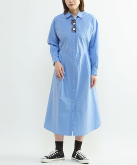 【コンバーストウキョウ/CONVERSE TOKYO】のBUSTIER SET FLARE SHIRT DRESS 大人の最旬トレンドファッション＆コーディネート founy(ファウニー) ファッション Fashion レディースファッション Fashion for Women トップス・カットソー Cut & Sew Tops シャツ・ブラウス・オフィスカジュアル Elegant Blouses & Button-Ups ビスチェ Bustiers & Corset Tops / Layered Bustier Style ワンピース Dresses フォーマル・パーティードレス・結婚式用ドレス Elegant & Casual Dresses カットソー Cut and Sewn Top シンプル Simple, Minimal デニム Denim, Jeans Material ビスチェ Bustier, Corset Top フレア Flare, Flared ポケット Pocket, Pocket Detail |ID:prp329100004977387
