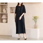 【ピサーノ/PISANO】の【手洗いOK・吸水速乾・接触冷感・遮熱】ボクシーシルエットワンピース ブラック|ID: prp329100004977393 ipo3291000000037305098