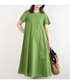 【オフオン/ofuon】のVネックAラインシルエットワンピース/洗える/WEB限定カラーサイズあり 大人の最旬トレンドファッション＆コーディネート founy(ファウニー) ファッション Fashion レディースファッション Fashion for Women ワンピース Dresses 春 Spring 洗える Machine Washable 秋 Autumn くるぶし Ankle-Length サッカー Seersucker, Summer Fabric ジャケット Jacket, Outerwear ストレート Straight, Straight Cut ポケット Pocket, Pocket Detail 冬 Winter / This Winter 再入荷 Restock / Back in Stock 夏 Summer thumbnail グリーン|ID: prp329100004977404 ipo3291000000037305128