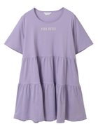 【ピンクハウス/PINK HOUSE】のロゴプリントチュニックカットソー 大人の最旬トレンドファッション＆コーディネート founy(ファウニー) ファッション Fashion レディースファッション Fashion for Women トップス・カットソー Cut & Sew Tops カットソー・ベーシックTシャツ Cut-and-Sewn Tops / Stretch Tees & Basics シルケット Silket, Silky Cotton フロント Front, Front Design プリント Print, Printed Pattern ワンポイント One Point, Statement Accent thumbnail ラベンダー|ID: prp329100004977408 ipo3291000000037305148
