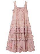 【ピンクハウス/PINK HOUSE】のローン*ギンガムチェックパッチワークワンピース 大人の最旬トレンドファッション＆コーディネート founy(ファウニー) ファッション Fashion レディースファッション Fashion for Women ワンピース Dresses キャミソール Camisole, Spaghetti Strap Top ギンガム Gingham, Gingham Fabric サテン Satin, Glossy Fabric スペシャル Special, Limited Edition チェック Check, Plaid, Tartan フリル Frill, Ruffle リボン Ribbon, Bow ロング Long, Long-Length ローズ Rose, Rose Motif 無地 Plain, Solid Color thumbnail ピンク|ID: prp329100004977409 ipo3291000000037305156
