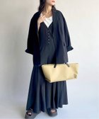 【スローブ イエナ/SLOBE IENA】のフィブリルキャミワンピース 大人の最旬トレンドファッション＆コーディネート founy(ファウニー) ファッション Fashion レディースファッション Fashion for Women ワンピース Dresses キャミソールワンピース Camisole Dresses 2026年 2026 2026春夏・S/S Spring/Summer 2026 SS26 とろみ Fluid, Flowy Fabric インナー Innerwear カットソー Cut and Sewn Top キャミワンピース Cami Dress, Slip Dress フロント Front, Front Design ベーシック Basic, Essential ペチコート Petticoat, Underskirt ボーダー Border, Stripe thumbnail ブラック|ID: prp329100004977412 ipo3291000000037305171