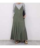【スローブ イエナ/SLOBE IENA】のフィブリルキャミワンピース 大人の最旬トレンドファッション＆コーディネート founy(ファウニー) ファッション Fashion レディースファッション Fashion for Women ワンピース Dresses キャミソールワンピース Camisole Dresses 2026年 2026 2026春夏・S/S Spring/Summer 2026 SS26 とろみ Fluid, Flowy Fabric インナー Innerwear カットソー Cut and Sewn Top キャミワンピース Cami Dress, Slip Dress フロント Front, Front Design ベーシック Basic, Essential ペチコート Petticoat, Underskirt ボーダー Border, Stripe thumbnail カーキ|ID: prp329100004977412 ipo3291000000037305172