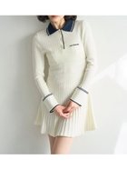 【リリーブラウン/Lily Brown】のロゴ刺繍ポロニットミニワンピース 大人の最旬トレンドファッション＆コーディネート founy(ファウニー) ファッション Fashion レディースファッション Fashion for Women ワンピース Dresses クラシック Classic, Timeless Style 今季 This Season, Current Season シェイプ Shape, Slim Fit スマート Smart, Elegant 定番 Standard, Basic Item フレア Flare, Flared エレガント 上品 Elegant thumbnail IVR[003]|ID: prp329100004977419 ipo3291000000037305197