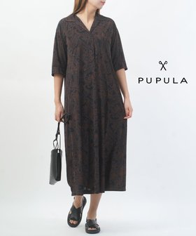 【ブルーコムブルー/BLEU COMME BLEU】のププラ ペイズリープリントスムース 5分袖 シャツカラー ワンピース 大人の最旬トレンドファッション＆コーディネート founy(ファウニー) ファッション Fashion レディースファッション Fashion for Women ワンピース Dresses エスニック Ethnic Style 春 Spring 洗える Machine Washable 秋 Autumn ジャケット Jacket, Outerwear ドレープ Drape, Draping Fabric ドロップ Drop Shoulder, Dropped Style なめらか Smooth, Silky Texture プリント Print, Printed Pattern ペイズリー Paisley, Ethnic Pattern ロング Long, Long-Length 夏 Summer エレガント 上品 Elegant |ID:prp329100004977425