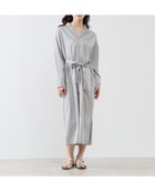 【メルローズ クレール/MELROSE claire】のオープンカラーワンピース 大人の最旬トレンドファッション＆コーディネート founy(ファウニー) ファッション Fashion レディースファッション Fashion for Women ワンピース Dresses インディゴ Indigo Denim デニム Denim, Jeans Material ロング Long, Long-Length エレガント 上品 Elegant thumbnail ライトグレー|ID: prp329100004977426 ipo3291000000037305221