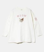 【ゴースローキャラバン/go slow caravan】のJUICY/ジューシー 猫刺繍チュニック (WOMENS) 大人の最旬トレンドファッション＆コーディネート founy(ファウニー) ファッション Fashion レディースファッション Fashion for Women トップス・カットソー Cut & Sew Tops チュニック Tunic, Long Top トレンド Trend, Trending Now リラックス Relax, Relaxed Fit レギンス Leggings, Stretch Pants 猫 Cat, Kitty thumbnail アイボリー|ID: prp329100004977438 ipo3291000000037305267