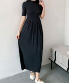 【リバーフィールド アンド コー/RIVER FIELD & Co】のハイネック ニット ロングワンピース 大人の最旬トレンドファッション＆コーディネート founy(ファウニー) ファッション Fashion レディースファッション Fashion for Women ワンピース Dresses ギャザー Gathered, Ruffled ジャケット Jacket, Outerwear ハイネック High Neck, Mock Neck フレア Flare, Flared ボトルネック Bottle Neck, Mock Neck 半袖 Short Sleeve, Half Sleeve ロング Long, Long-Length 再入荷 Restock / Back in Stock thumbnail CGY|ID: prp329100004977449 ipo3291000000037305304