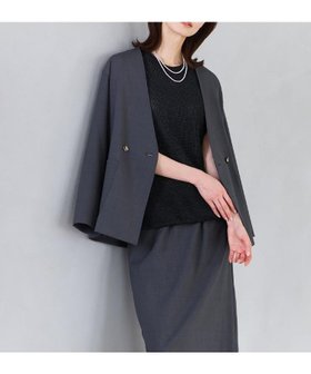 【リフレクト/Reflect】の【単品使い◎】ジャケット+ナロースカートセット 大人の最旬トレンドファッション＆コーディネート founy(ファウニー) ファッション Fashion レディースファッション Fashion for Women アウター Coat / Outerwear Collection レディースジャケット・軽アウター Jackets おすすめ Recommended / Our Picks インナー Innerwear カーディガン Cardigan, Knitwear ジャケット Jacket, Outerwear スマート Smart, Elegant セットアップ Set-Up, Coordinated Outfit セレモニー Ceremony ポケット Pocket, Pocket Detail リラックス Relax, Relaxed Fit |ID:prp329100004977453