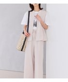 【リフレクト/Reflect】の【単品使い◎】ペプラムベスト+リラクシーパンツセット 大人の最旬トレンドファッション＆コーディネート founy(ファウニー) ファッション Fashion レディースファッション Fashion for Women アウター Coat / Outerwear Collection おすすめ Recommended / Our Picks インナー Innerwear クール Cool, Chic ショート Short, Short Length スマート Smart, Elegant セットアップ Set-Up, Coordinated Outfit ベスト Vest, Waistcoat ペプラム Peplum, Flared Hem ポケット Pocket, Pocket Detail ビジネス 仕事 通勤 Business / Work / Commuting thumbnail ライトベージュ|ID: prp329100004977454 ipo3291000000037305320