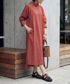 【スタイルデリ/STYLE DELI】の綾織りハイネックワンピース ブラッドオレンジ|ID: prp329100004977465 ipo3291000000037305355
