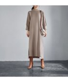 【スタイルデリ/STYLE DELI】の綾織りハイネックワンピース ベージュ|ID: prp329100004977465 ipo3291000000037305356