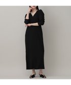 【アパートバイローリーズ/apart by lowrys】のテクスチャーパフVワンピース 大人の最旬トレンドファッション＆コーディネート founy(ファウニー) ファッション Fashion レディースファッション Fashion for Women ワンピース Dresses ストレッチ Stretch, Stretchy Fabric スニーカー Sneakers, Trainers トレンド Trend, Trending Now ポケット Pocket, Pocket Detail thumbnail ブラック09|ID: prp329100004977468 ipo3291000000037305367