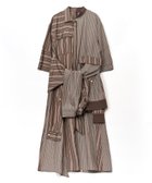 【アウラアイラ/AULA AILA】の2WAYストライプドシャツドレス BROWN|ID: prp329100004977471 ipo3291000000037305378