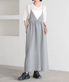 【その他のブランド/Other】のチドリキャミワンピース 大人の最旬トレンドファッション＆コーディネート founy(ファウニー) ファッション Fashion レディースファッション Fashion for Women ワンピース Dresses キャミソールワンピース Camisole Dresses インナー Innerwear キャミワンピース Cami Dress, Slip Dress 無地 Plain, Solid Color thumbnail ブラック×オフ|ID: prp329100004977478 ipo3291000000037305399