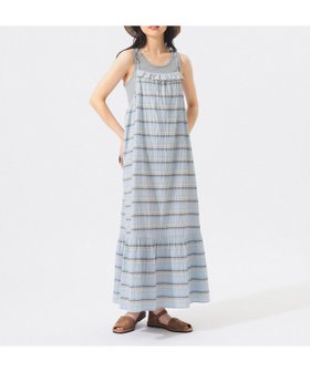 【ビームス ウイメン/BEAMS】のシャーリング ボーダー ワンピース 清涼感 旅行 レジャー 26SS 大人の最旬トレンドファッション＆コーディネート founy(ファウニー) ファッション Fashion レディースファッション Fashion for Women ワンピース Dresses インナー Innerwear キャミ Camisole, Cami Top シャーリング Shirring, Ruched ストレッチ Stretch, Stretchy Fabric タンク Tank Top, Sleeveless Top ノースリーブ Sleeveless, No-Sleeve バランス Balance, Style Balance フリル Frill, Ruffle フロント Front, Front Design プリント Print, Printed Pattern ボレロ Bolero, Short Cardigan ボーダー Border, Stripe おすすめ Recommended / Our Picks 夏 Summer 旅行 Travel 2026年 2026 2026春夏・S/S Spring/Summer 2026 SS26 |ID:prp329100004977484