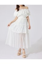 【リエンダ/rienda】の【AKB48 平田侑希さん着用】2WAYオフショルワンピース WHT|ID: prp329100004977491 ipo3291000000037305453