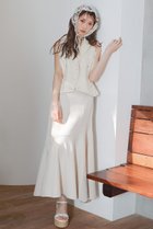 【リエンダ/rienda】の【AKB48 千葉恵里さん・水島美結さん着用】カップ付きマーメイドキャミワンピース 大人の最旬トレンドファッション＆コーディネート founy(ファウニー) ファッション Fashion レディースファッション Fashion for Women ワンピース Dresses キャミソールワンピース Camisole Dresses サマー Summer, Summer Style シャーリング Shirring, Ruched ジャケット Jacket, Outerwear ストレッチ Stretch, Stretchy Fabric トレンド Trend, Trending Now フィット Fit, Slim Fit マーメイド Mermaid, Fishtail Silhouette リゾート Resort, Vacation Style 再入荷 Restock / Back in Stock おすすめ Recommended / Our Picks thumbnail IVOY3|ID: prp329100004977492 ipo3291000000037305457