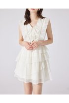 【リエンダ/rienda】の【AKB48 千葉恵里さん着用】ティアードフリルミニワンピース WHT|ID: prp329100004977496 ipo3291000000037305476