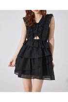 【リエンダ/rienda】の【AKB48 千葉恵里さん着用】ティアードフリルミニワンピース BLK|ID: prp329100004977496 ipo3291000000037305477