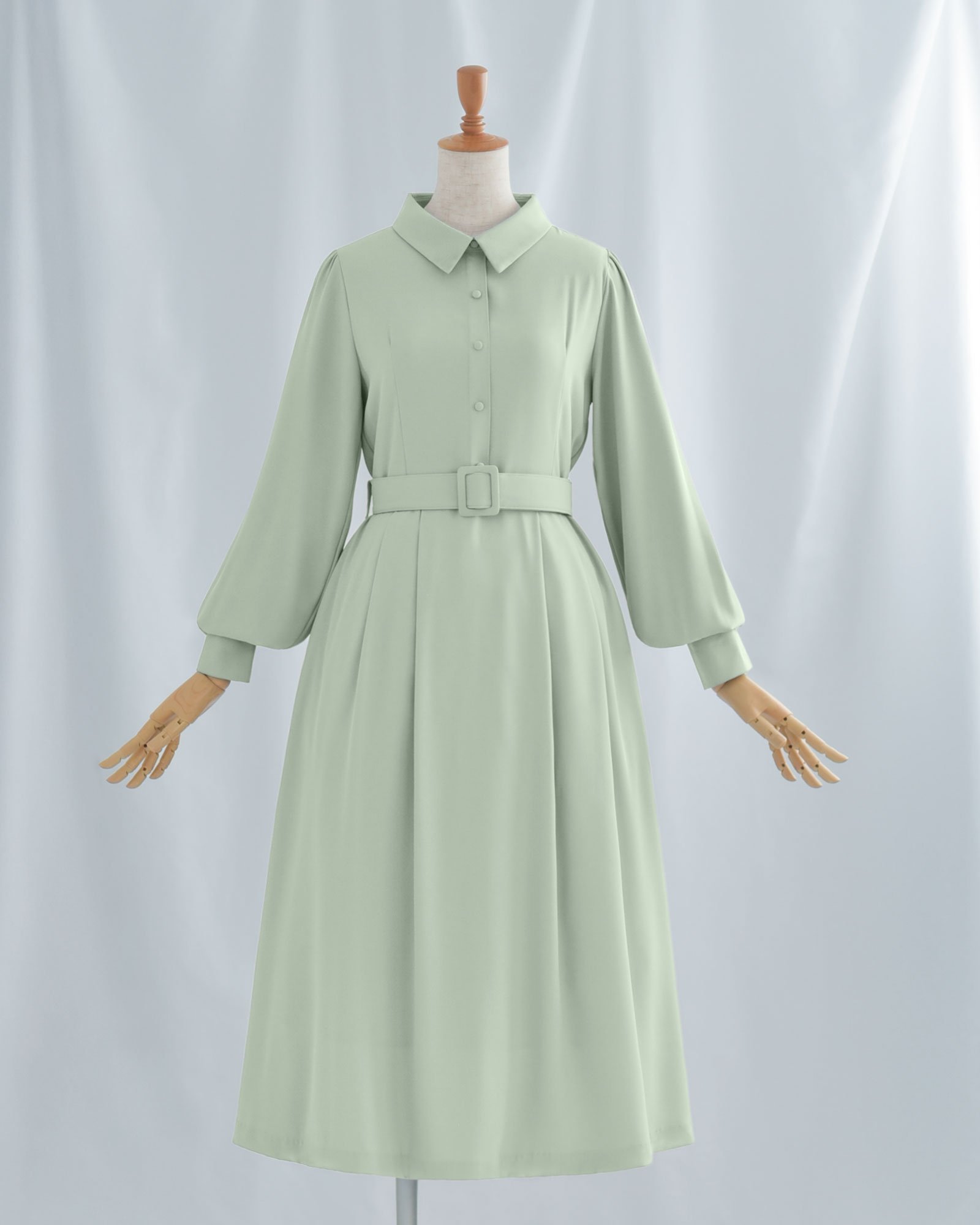 【レジーナリスレ/Regina Risurre】の【クラシカル ワンピース ソルティ】 インテリア・キッズ・メンズ・レディースファッション・服の通販 founy(ファウニー) 　ファッション　Fashion　レディースファッション　Fashion for Women　ワンピース　Dresses　クラシカル　Classical, Vintage-Inspired　ジョーゼット　Georgette, Semi-Sheer Fabric　ドレープ　Drape, Draping Fabric　フォーマル　Formal, Dressy　ロング　Long, Long-Length　エレガント 上品　Elegant　アイシー ミント|ID: prp329100004977510 ipo3291000000037305519