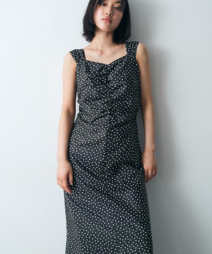 【その他のブランド/Other】のpolka dot dress インテリア・キッズ・メンズ・レディースファッション・服の通販 founy(ファウニー) https://founy.com/ ファッション Fashion レディースファッション Fashion for Women ワンピース Dresses フォーマル・パーティードレス・結婚式用ドレス Elegant & Casual Dresses 2025年 2025 2025春夏・S/S Spring/Summer 2025 SS25 クラシカル Classical, Vintage-Inspired クラシック Classic, Timeless Style シェイプ Shape, Slim Fit シャーリング Shirring, Ruched スマート Smart, Elegant ドット Polka Dot, Dot Pattern 夏 Summer |ID: prp329100004977519 ipo3291000000037305546