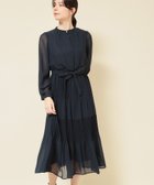 【スーナウーナ/SunaUna】の【S~Lサイズ/セレモニーにも】プリーツワンピース ネイビー|ID: prp329100004977531 ipo3291000000037305592