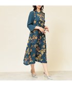 【スーナウーナ/SunaUna】の【co creation and yours/SS~L】花柄パネルワンピース 大人の最旬トレンドファッション＆コーディネート founy(ファウニー) ファッション Fashion レディースファッション Fashion for Women ワンピース Dresses なめらか Smooth, Silky Texture オリエンタル Oriental Pattern ドレープ Drape, Draping Fabric フィット Fit, Slim Fit フェミニン Feminine, Girly フレア Flare, Flared プリント Print, Printed Pattern 人気 Popular, Best Seller 切替 Switching, Contrast Panel thumbnail グリーン|ID: prp329100004977533 ipo3291000000037305601