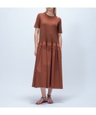【クロエンス/cloenc】の【手洗い可】ドッキングフレアワンピース ブラウン|ID: prp329100004977539 ipo3291000000037305622
