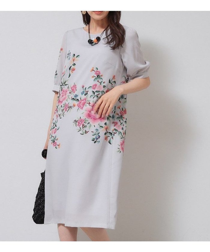 【スーナウーナ/SunaUna】の【 yours project/SS~L】パネル柄ワンピース インテリア・キッズ・メンズ・レディースファッション・服の通販 founy(ファウニー) https://founy.com/ ファッション Fashion レディースファッション Fashion for Women ワンピース Dresses プリント Print, Printed Pattern 切替 Switching, Contrast Panel |ID: prp329100004977543 ipo3291000000037305637