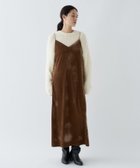 【クロエンス/cloenc】の【手洗い可】ベロアキャミワンピース モカブラウン|ID: prp329100004977544 ipo3291000000037305643