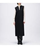 【クロエンス/cloenc】の【マシンウォッシュ】キーネックジャンパースカート 大人の最旬トレンドファッション＆コーディネート founy(ファウニー) ファッション Fashion レディースファッション Fashion for Women スカート Skirts インナー Innerwear カットソー Cut and Sewn Top スマート Smart, Elegant タートルネック Turtleneck, High Neck A/W・秋冬 Autumn/Winter 再入荷 Restock / Back in Stock おすすめ Recommended / Our Picks エレガント 上品 Elegant thumbnail ブラック|ID: prp329100004977545 ipo3291000000037305645