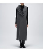 【クロエンス/cloenc】の【マシンウォッシュ】2wayフリルジャンパースカート 大人の最旬トレンドファッション＆コーディネート founy(ファウニー) ファッション Fashion レディースファッション Fashion for Women スカート Skirts インナー Innerwear シンプル Simple, Minimal スマート Smart, Elegant フリル Frill, Ruffle 再入荷 Restock / Back in Stock おすすめ Recommended / Our Picks thumbnail チャコールグレー|ID: prp329100004977547 ipo3291000000037305656