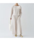 【クロエンス/cloenc】の【迷わず決まる/2点セット/セレモニー】ブラウス ワイドパンツセット ライトベージュ|ID: prp329100004977549 ipo3291000000037305663