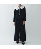 【クロエンス/cloenc】の【迷わず決まる/2点セット/セレモニー】ブラウス ワイドパンツセット ネイビー|ID: prp329100004977549 ipo3291000000037305664