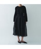 【クロエンス/cloenc】の【セットアイテム/オケージョン/手洗い可】ドットチュールレイヤードセットワンピース ブラック|ID: prp329100004977550 ipo3291000000037305666