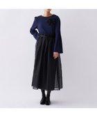 【クロエンス/cloenc】の【セットアイテム/オケージョン/手洗い可】ドットチュールレイヤードセットワンピース ネイビー|ID: prp329100004977550 ipo3291000000037305667