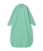 【トゥモローランド/TOMORROWLAND】のストライプブロード ロングシャツワンピース 大人の最旬トレンドファッション＆コーディネート founy(ファウニー) ファッション Fashion レディースファッション Fashion for Women ワンピース Dresses シャツワンピース / 1枚で着映えコーデ Shirt Dresses ストライプ Stripe, Striped Pattern ブロード Broadcloth, Fine Cotton リラックス Relax, Relaxed Fit エレガント 上品 Elegant thumbnail 54 グリーン系|ID: prp329100004977552 ipo3291000000037305672