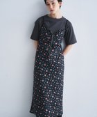 【その他のブランド/Other】のflower cami dress 大人の最旬トレンドファッション＆コーディネート founy(ファウニー) ファッション Fashion レディースファッション Fashion for Women ワンピース Dresses フォーマル・パーティードレス・結婚式用ドレス Elegant & Casual Dresses インナー Innerwear キャミワンピース Cami Dress, Slip Dress クラシック Classic, Timeless Style コンパクト Compact, Small Size ジャケット Jacket, Outerwear スマート Smart, Elegant タフタ Taffeta, Structured Fabric デニム Denim, Jeans Material バレエ Ballet, Ballet Style フェミニン Feminine, Girly フラワー Flower, Floral プリント Print, Printed Pattern おすすめ Recommended / Our Picks thumbnail ブラック|ID: prp329100004977553 ipo3291000000037305676