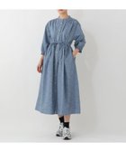 【アフタヌーンティー リビング/Afternoon Tea LIVING】のシャツワンピース/リバティプリント 大人の最旬トレンドファッション＆コーディネート founy(ファウニー) ファッション Fashion レディースファッション Fashion for Women ワンピース Dresses シャツワンピース / 1枚で着映えコーデ Shirt Dresses シャーリング Shirring, Ruched フリル Frill, Ruffle ポケット Pocket, Pocket Detail リボン Ribbon, Bow thumbnail ネイビー|ID: prp329100004977559 ipo3291000000037305695