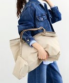 【ルクールブラン/le.coeur blanc】の【撥水】ナイロンパッカブルトート 大人の最旬トレンドファッション＆コーディネート founy(ファウニー) ファッション Fashion レディースファッション Fashion for Women バッグ Bags ギンガム Gingham, Gingham Fabric コンパクト Compact, Small Size 軽量 Lightweight, Ultra Light ショルダー Shoulder, Shoulder Strap チェック Check, Plaid, Tartan トートバッグ Tote Bag, Large Shoulder Bag ドローコード Drawcord, Drawstring Cord ポケット Pocket, Pocket Detail ポーチ Pouch, Small Case 別注 Limited Edition, Custom Order おすすめ Recommended / Our Picks 旅行 Travel thumbnail ベージュ|ID: prp329100004977573 ipo3291000000037305796