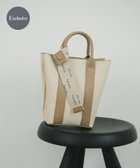 【ロデスコ/RODE SKO / URBAN RESEARCH】の『別注』AJUGA.×RODE SKO ロゴリボン付ショルダーバッグ ベージュ|ID: prp329100004977576 ipo3291000000037305819