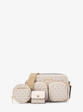 【マイケルコース/MICHAEL KORS】のJET SET ITEM ポケット クロスボディ ウィズ アタッチ ミディアム - MKシグネチャー マイケルコース 大人の最旬トレンドファッション＆コーディネート founy(ファウニー) ファッション Fashion レディースファッション Fashion for Women コレクション Collection, Seasonal Line ポケット Pocket, Pocket Detail ラグジュアリー Luxury, Elegant |ID:prp329100004977580