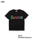 【イエナアンファン/IENA ENFANT / KIDS】の【byeA. / バイエー】NOT APPLE TEE (BANANA)kids 大人の最旬トレンドファッション＆コーディネート founy(ファウニー) ファッション Fashion キッズファッション Fashion for Kids コレクション Collection, Seasonal Line プリント Print, Printed Pattern S/S・春夏 SS, Spring/Summer, Warm Season 夏 Summer 2026年 2026 2026春夏・S/S Spring/Summer 2026 SS26 thumbnail ブラック|ID: prp329100004977607 ipo3291000000037305951