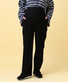 【レプシィム ローリーズファーム/LEPSIM LOWRYS FARM】の【産前・産後対応】マタニティ/リブフレアパンツ ブラック09|ID: prp329100004977613 ipo3291000000037392607