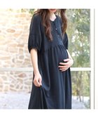 【クロスマルシェ/cross marche / KIDS】の接触冷感麻調合繊袖ボリュームワンピ ブラック|ID: prp329100004977618 ipo3291000000037306015