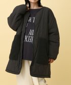 【レプシィム ローリーズファーム/LEPSIM LOWRYS FARM】の【産前・産後対応】マタニティ/リバーシブルボアキルトコート ブラック09|ID: prp329100004977627 ipo3291000000037306070