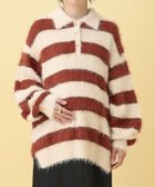 【レプシィム ローリーズファーム/LEPSIM LOWRYS FARM】の【産前・産後対応】マタニティ/ラガーボーダーニット レッド35|ID: prp329100004977636 ipo3291000000037306091