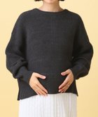 【レプシィム ローリーズファーム/LEPSIM LOWRYS FARM】の【産前・産後対応】マタニティ/透かし編みニットプルオーバー チャコール19|ID: prp329100004977657 ipo3291000000037306153